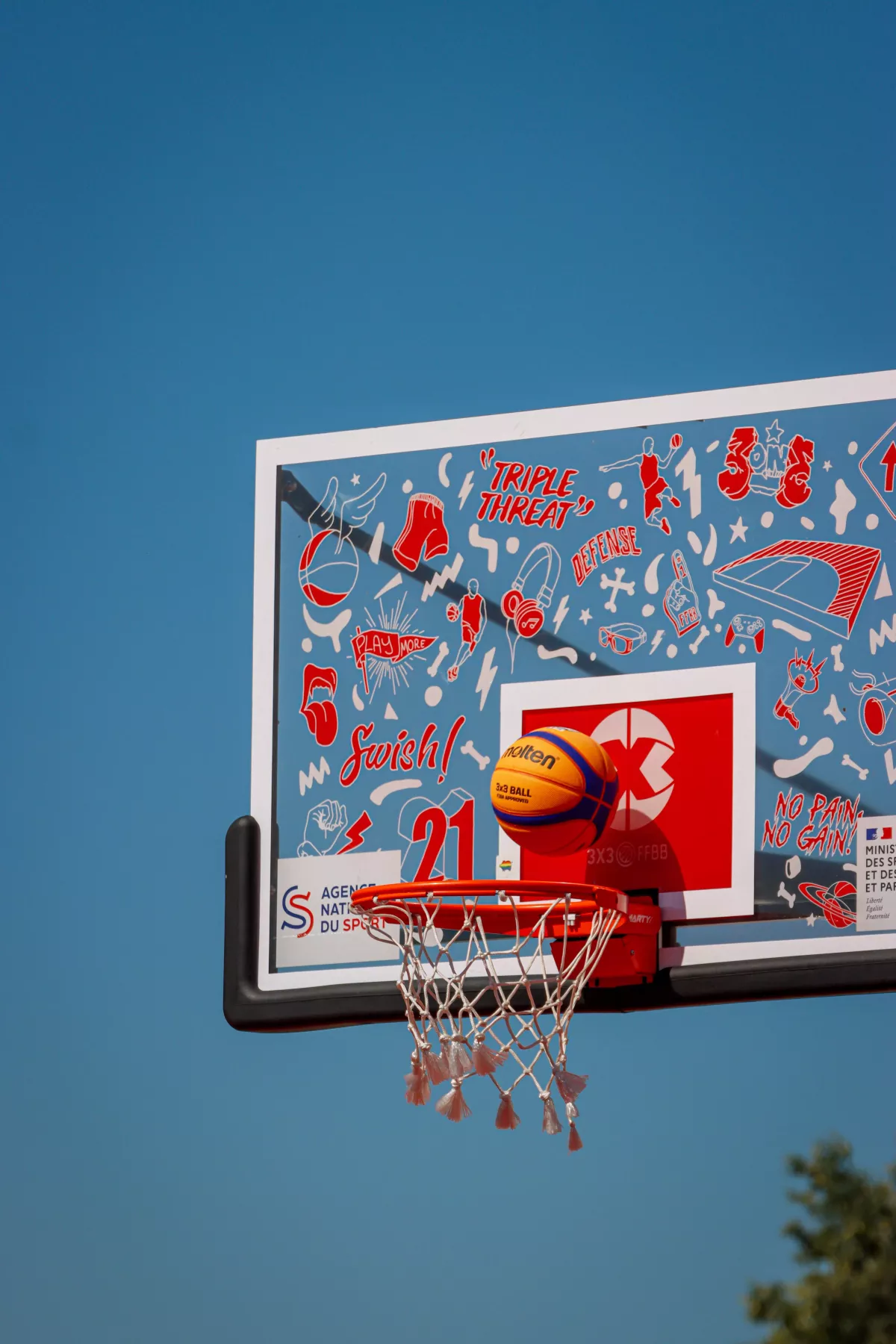 Photo panier de basket